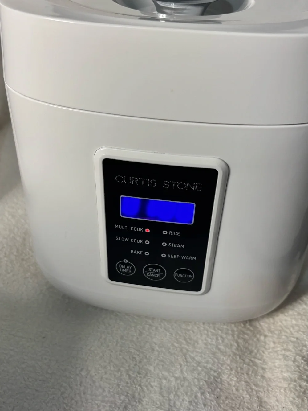 White Multi-Function Rice and Slow Cooker